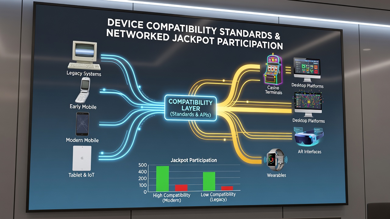 Regulatory compliance testing for gaming devices used in networked jackpot environments