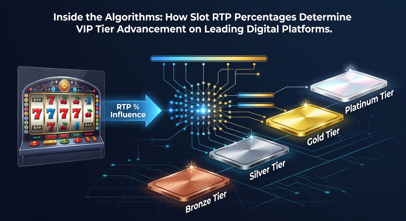 Analytics dashboard displaying VIP tier progression linked to slot RTP data and player wagering patterns
