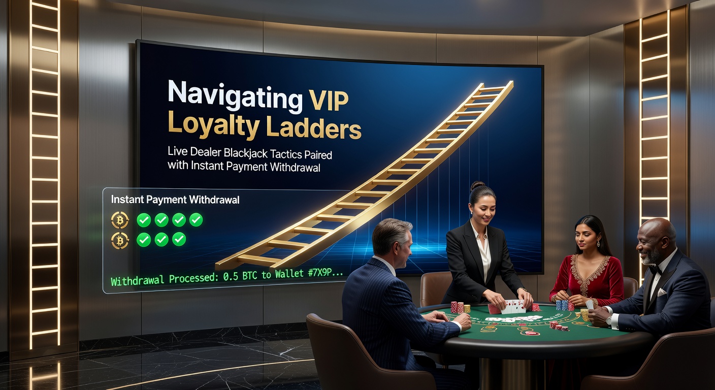 Close-up of a live dealer blackjack table with VIP player interface showing instant withdrawal button and loyalty points counter