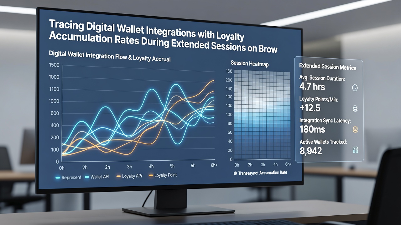 Screenshot of loyalty dashboard displaying point accumulation during a browser session