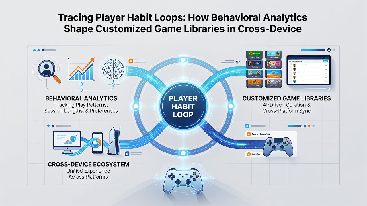 Cross-device casino interface illustrating personalized game recommendations driven by behavioral data